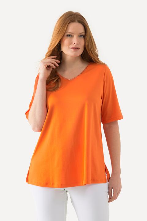 Produktbild Ulla Popken T-Shirt, A-Linie, V-Ausschnitt, Halbarm (42, 44)