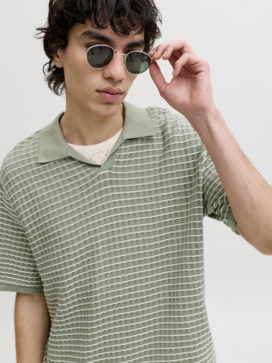 Produktbild Jack & Jones Jornantucket Knit Split Neck Polo Sa26 (M)