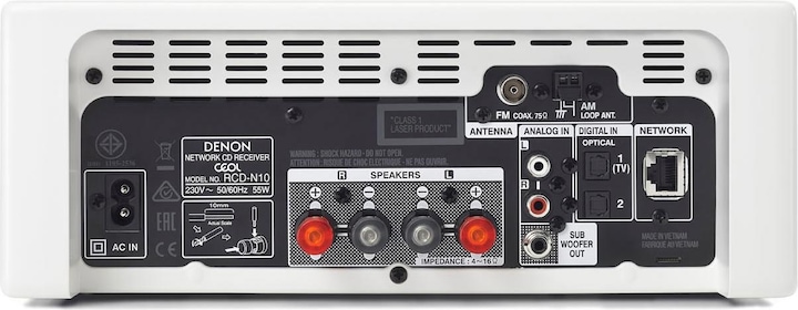 Produktbild Denon CEOL N10 (Spotify Connect, Multiroom, Airplay, Bluetooth, WLAN, CD Player, 2x 65 W)