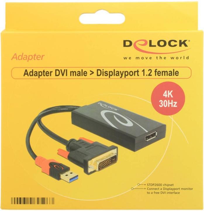 Produktbild Delock DVI zu (DP, 13.50 cm)