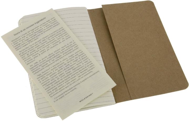 Image du produit Moleskine Coffret de poche Cahier de 3 (A6, À rayures, Couverture souple)