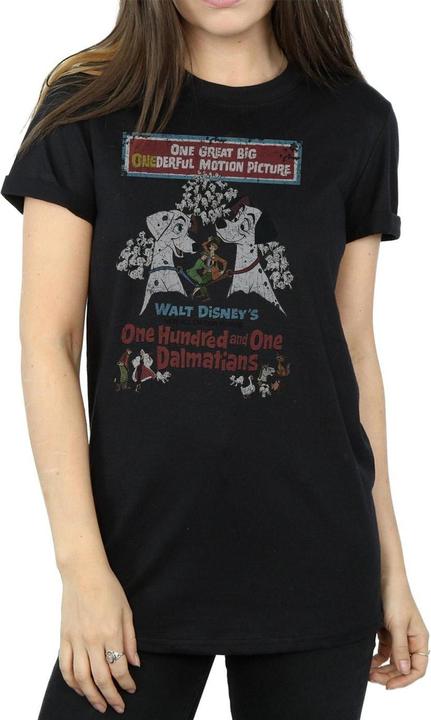 Produktbild 101 Dalmatians Poster Cotton Boyfriend TShirt (XL)