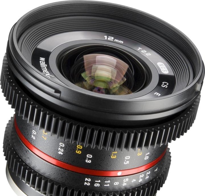Image du produit Walimex 12/2,2 Vidéo APS-C Sony E (Sony E, APS-C / DX, Micro Four Thirds)
