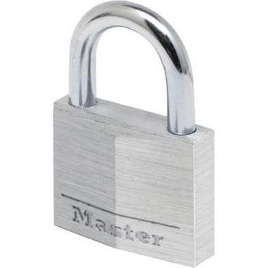Master Lock, Lucchetto, Masterlock 9150EURD Vorhängeschloss, 50mm, ø 7mm, Aluminium