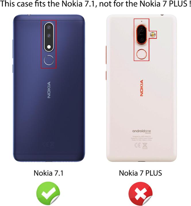 Produktbild Nalia (2-Pack)Schutzglas (2 Stk., Nokia 7.1)