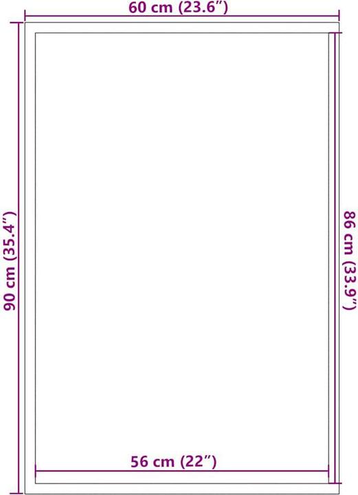 Image du produit vidaXL Marka (60 x 90 cm)