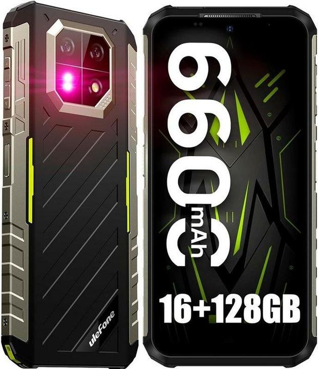 Actual product image Ulefone Armor 22 (128 GB, Some Green, 6.58", Dual SIM, 4G)