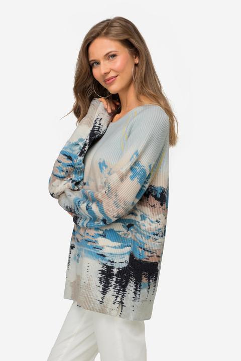 Immagine prodotto Laurasøn Maglione con stampa marittima, scollo a girocollo e maniche lunghe (M)