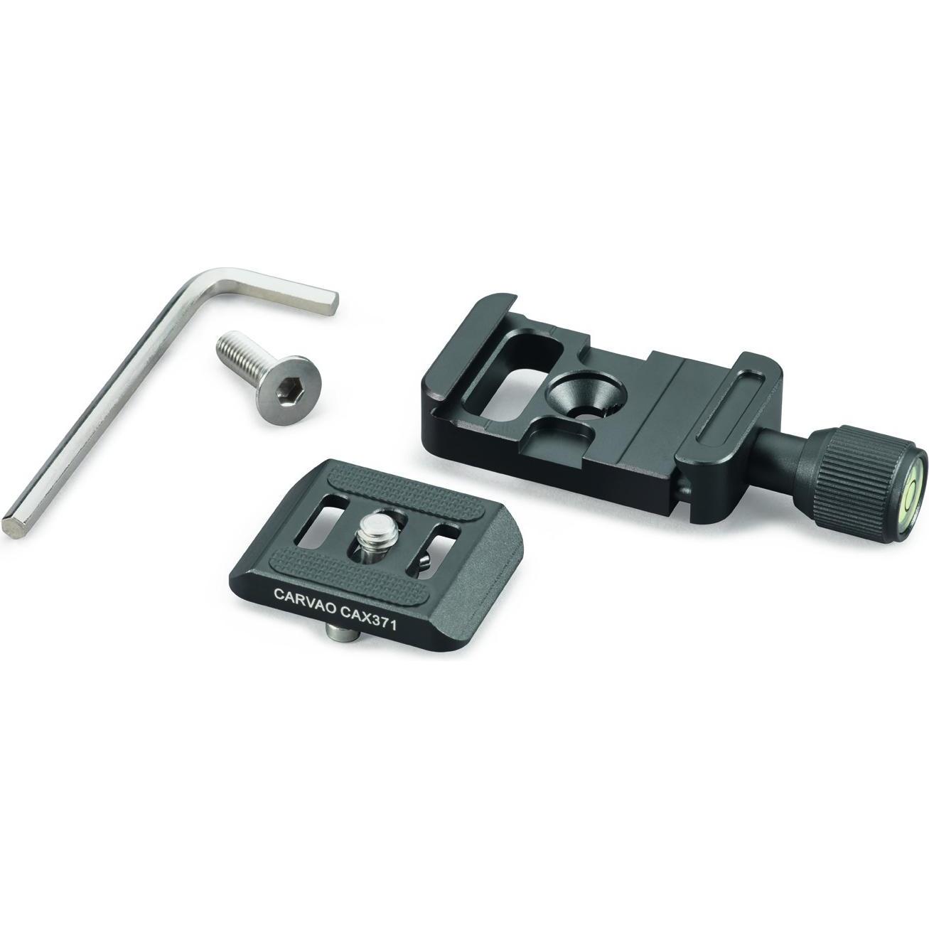 Cullmann Unità di sistema QRC CARVAO CAX370 (Piastra a sgancio rapido per treppiede), Accessori per treppiedi, Nero