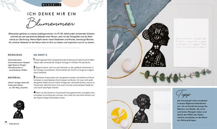 Actual product image Zauberhaftes Papercut (German, Marie-Christine Hollerith, 2022)