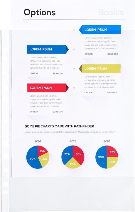 Actual product image Exacompta Brochure pockets (A4, 100x)