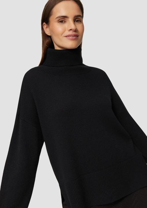 Produktbild s.Oliver Strickpullover Lockerer Rollkragenpullover aus Kaschmirmix (40)