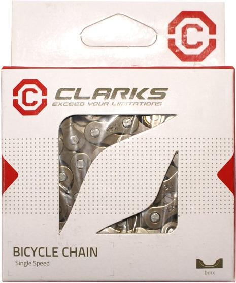 Produktbild Clarks BMX/Freestil/Fixie/Track Einzel-Gang-Kette, 1/2 x 1/8 x 112 Glieder, Federclip: Einzel-Gang (1-fach)