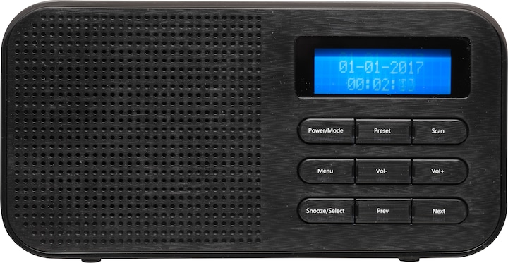Produktbild Denver DAB-42 Radioempfänger, tragbar, digital, Schwarz (DAB+)