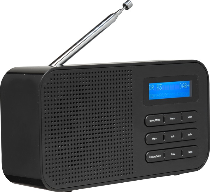 Produktbild Denver DAB-42 Radioempfänger, tragbar, digital, Schwarz (DAB+)