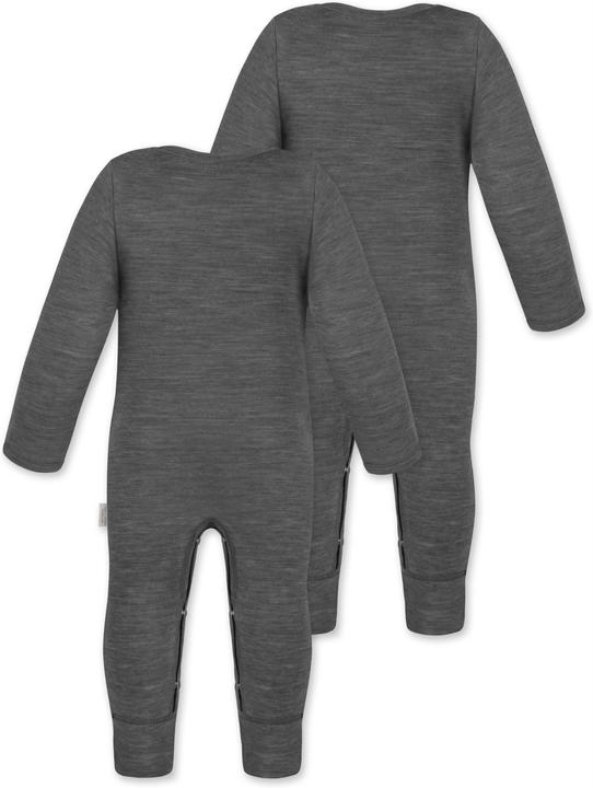 Actual product image Normani 2-pack baby merino romper "Tangoio" - 9593 (92)