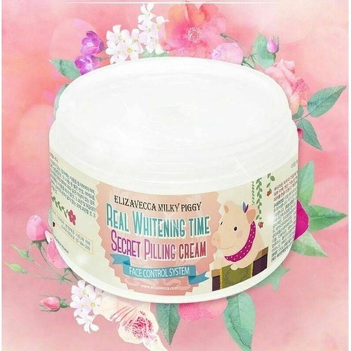 Actual product image Elizavecca Milky Piggy Real Whitening Time Secret Pilling Cream (100 ml)