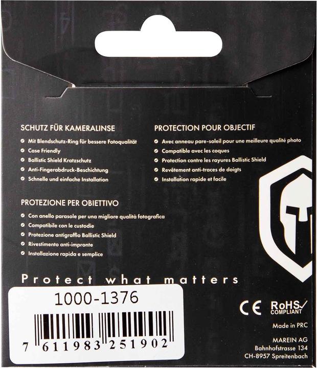 Image du produit Paladin Camera Shield Abdeckung (1 pièce(s), Apple iPhone 15 Pro, Apple iPhone 15 Pro Max)