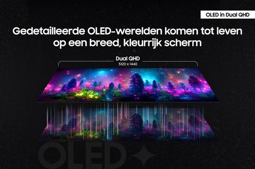Actual product image Samsung Odyssey OLED G9 G95SD (5120 x 1440 pixels, 49")