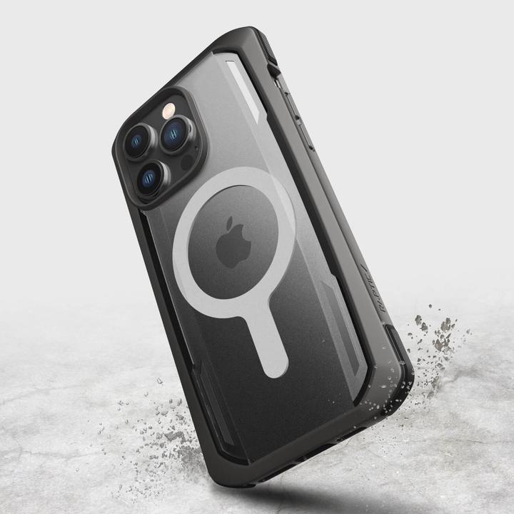 Produktbild X-Doria Raptic iPhone 14 Pro Hülle mit gepanzerter schwarzer MagSafe-Hülle (Apple iPhone 14 Pro)