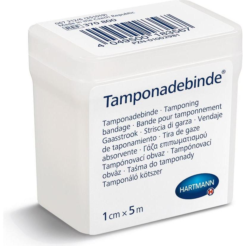 DermaPlast, Verbandsmaterial, Tamponadebinde 1cmx5m steril