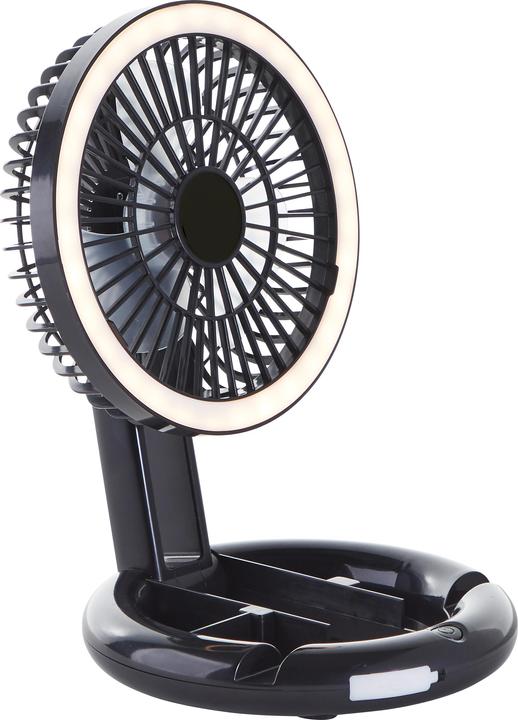 Actual product image Brilliant Vesto LED desk lamp with fan black