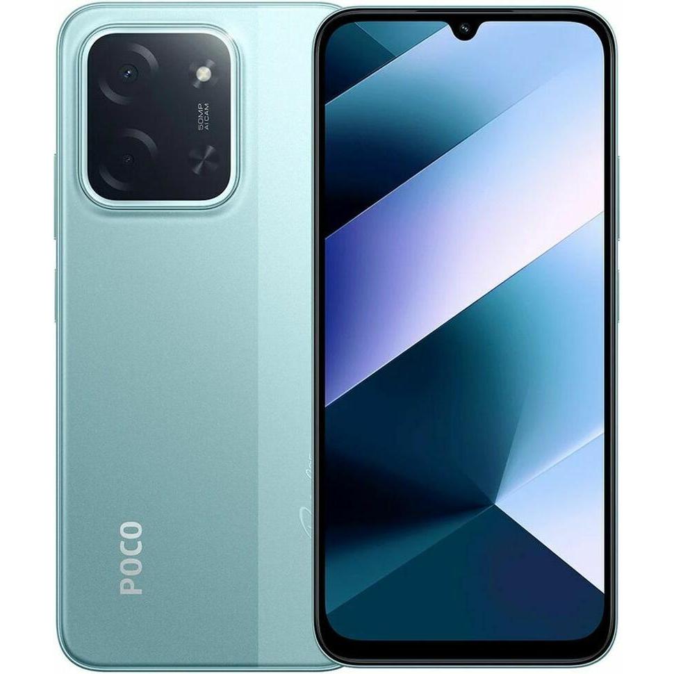 Xiaomi Poco C85 (256 GB, Green, 6.90", Dual SIM, 4G), Smartphone, Grün