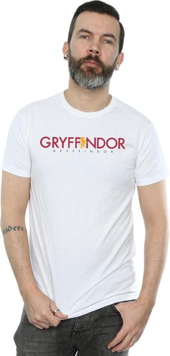 Actual product image Mens Gryffindor Text T-Shirt (3XL)