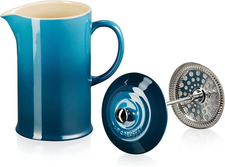 Actual product image Le Creuset Stoneware Coffee Maker, Deep Teal (1 l)