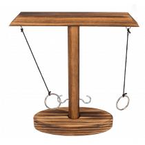 Produktbild Ootb Ringwurf Trinkspiel aus Holz 25cm, inkl. 2 Shot Gläser