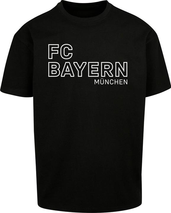 Produktbild FC Bayern München Logo Vertical Heavy Oversized Tee - 115359 (XXL)