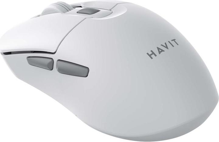 Actual product image Havit - Wireless Mouse (MS59WB) - 2.4GHz, 800/1200/1600 DPI, ABS, PC, AA Battery - White (Wireless)