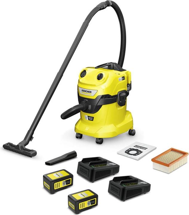 Kärcher WD 4-18 Dual Battery Se (Wet dry vacuum cleaner)