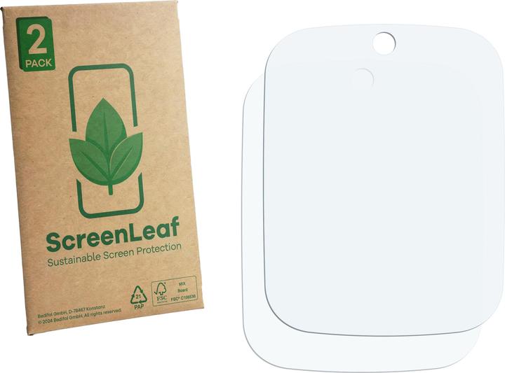 Produktbild ScreenLeaf Schutzfolie für Tikkers ATK1084 1.4" nachhaltiger Displayschutz Display Schutz Folie Klar