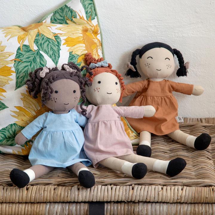 Actual product image Sebra Doll, Fabric, Poppy
