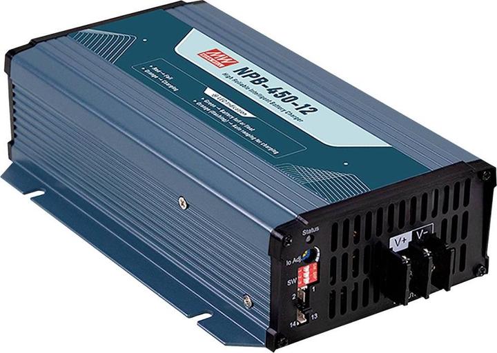 Immagine prodotto MeanWell Mean Well NPB-450-24NFC Accupacklader 24 V Laadstroom (max.) 13.50 A (1 pz., 155000 mAh, Batteria + Caricabatterie)