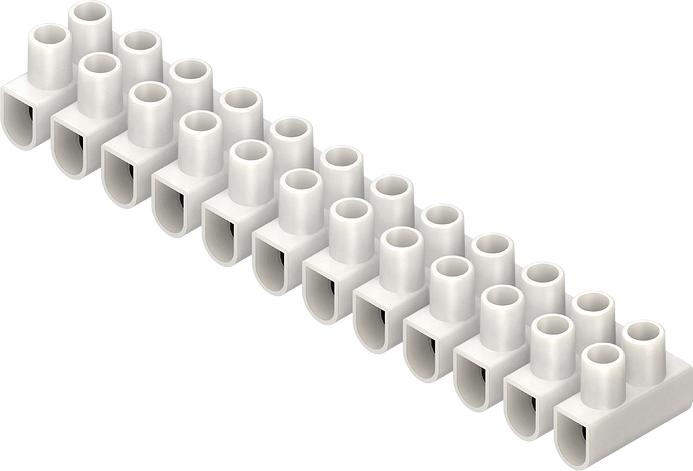 Kleinhuis 149.3 Terminal block 10-25qmm 12pole white 149.3