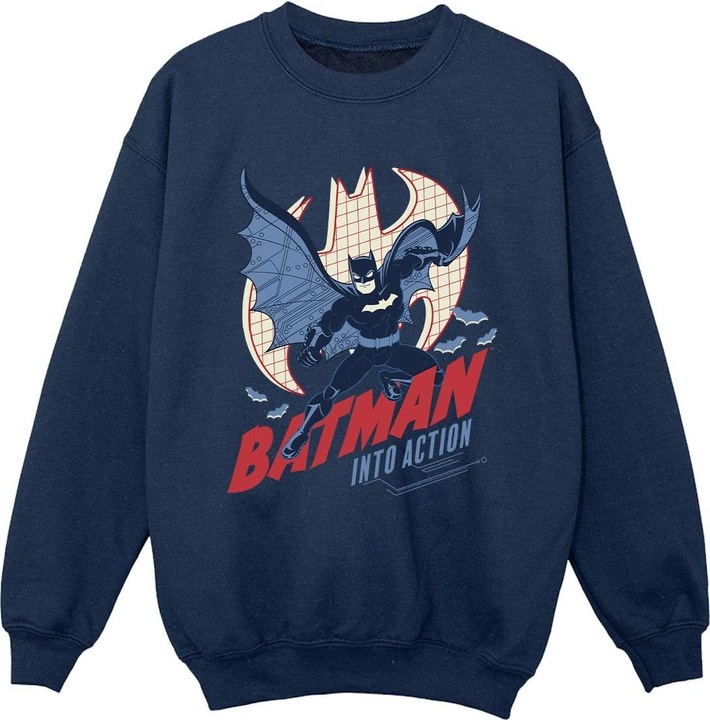 Produktbild Batman Into Action Sweatshirt Jungen (140, 146)