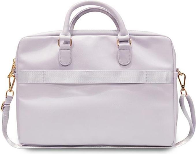 Actual product image Guess Torba GUCB15ZPGSTEGU 16" fioletowy/purple Triangle 4G (16")