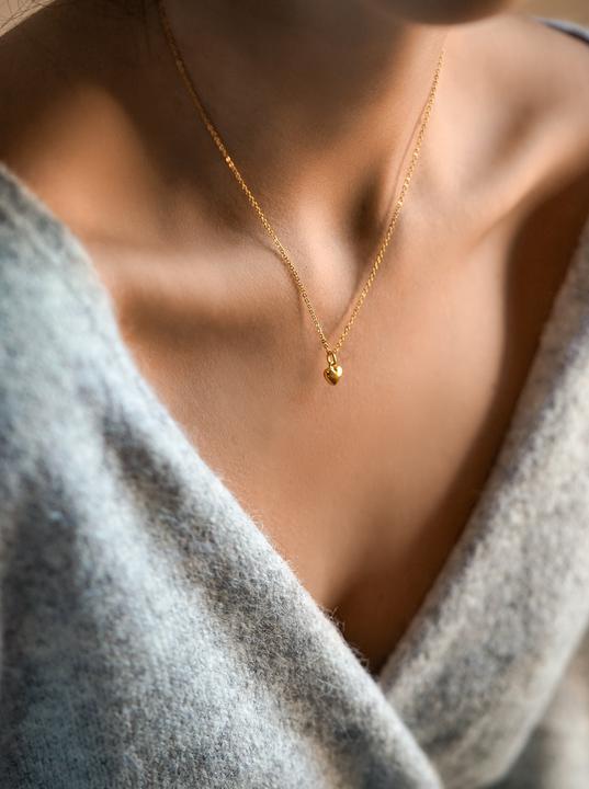Immagine prodotto Tara Style Collana Valeria Amélie - Set di collane a strati (waterpoof) (100% impermeabile, Acciaio inossidabile placcato oro 18k)
