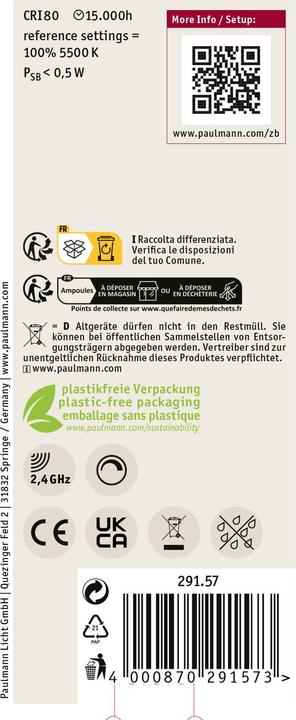 Produktbild Paulmann Kolben (E27, 600 lm, 1x)