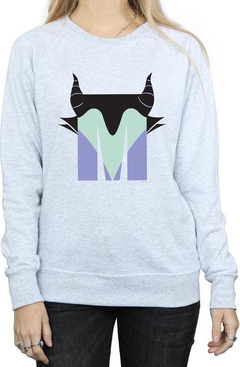 Actual product image Disney Womens/Ladies Alphabet M Is For Maleficent Sweatshirt (M)