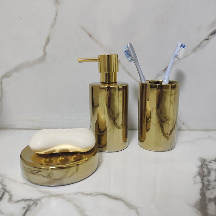 Productafbeelding Steinbach Tube van glanzend gouden zeepdispenser