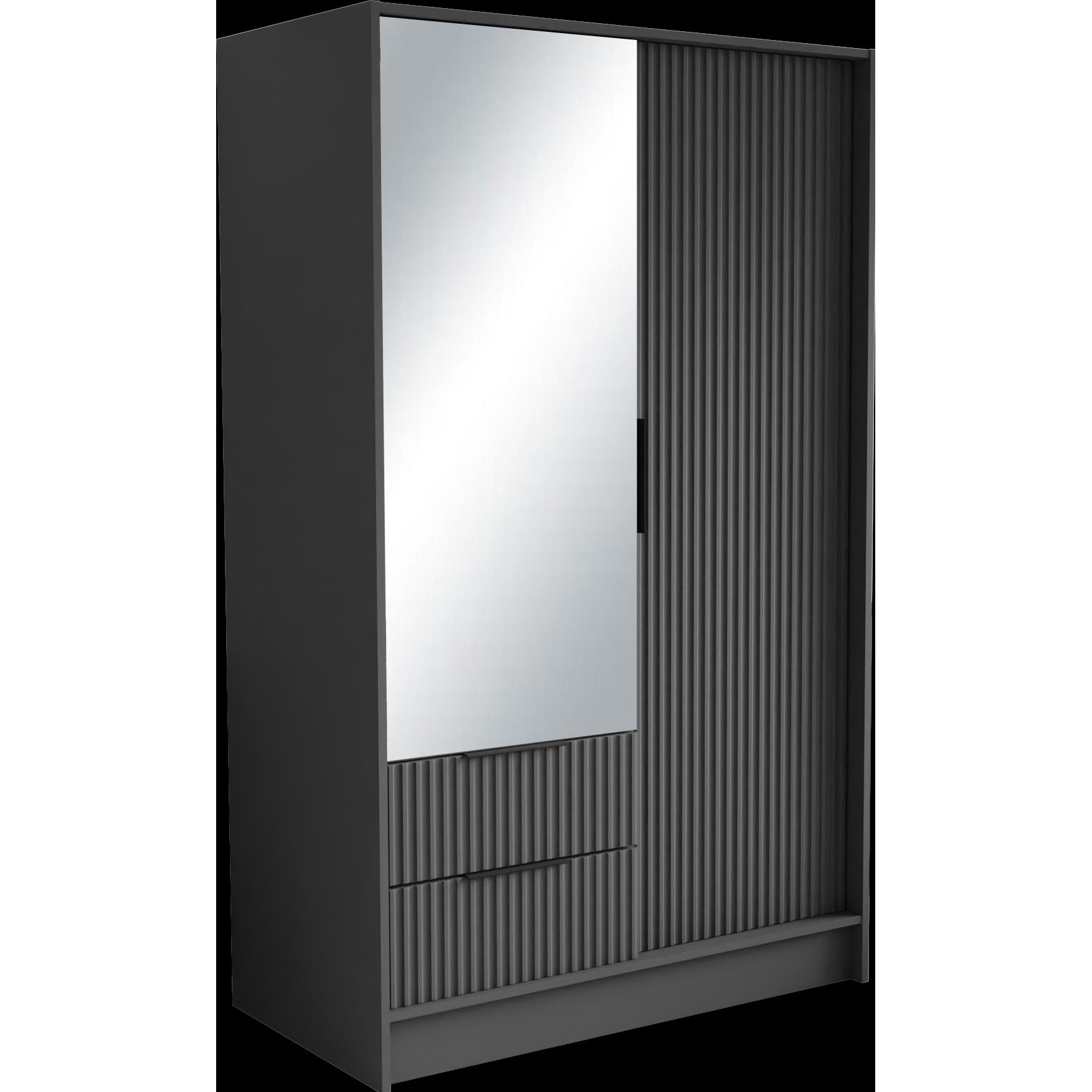 ADRK Furniture, Kleiderschrank, Schrank Norel 100 (51 x 51 x 51 cm)