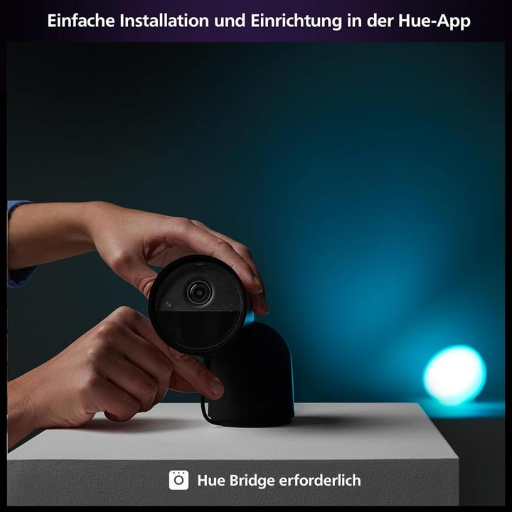 Actual product image Philips Hue Secure Wired Camera with Stand (1920 x 1080 Pixels)