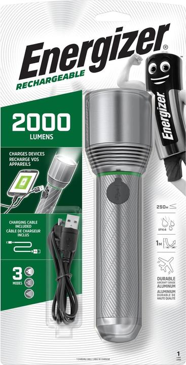 Actual product image Energizer Vision Metal Light 2000 rechargeable (16.50 cm, 2000 lm)
