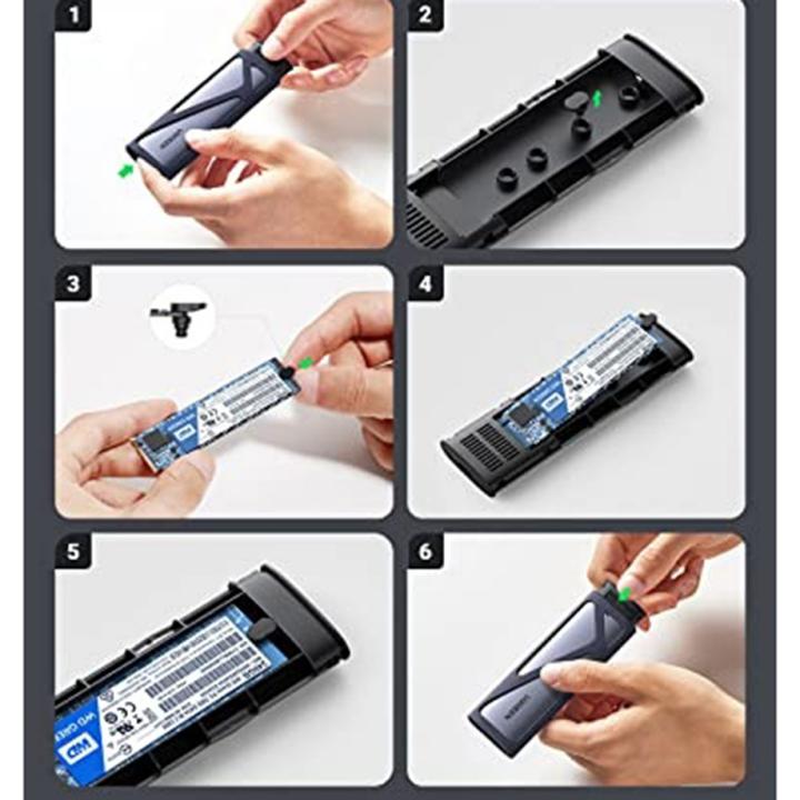Actual product image Ugreen SSD Enclosure (M.2 2230, M.2 2242, M.2 2260, M.2 2280)
