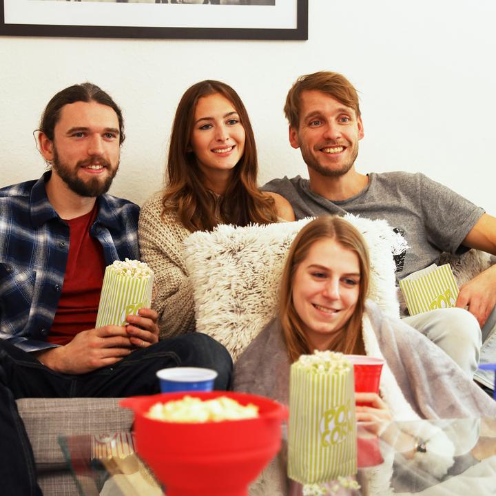 Productafbeelding Relaxdays 144x zakjes met popcorn