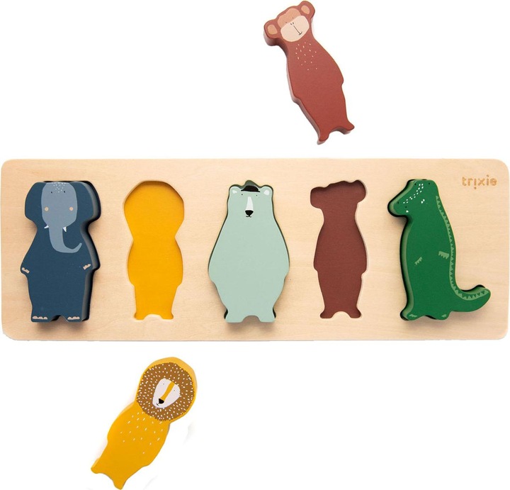 Image du produit Trixie Baby Houten vormenpuzzel
