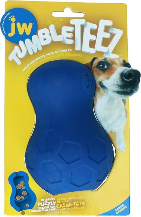 Produktbild JW Tumble Teez Blauw (Beschäftigungsspielzeug Hund)
